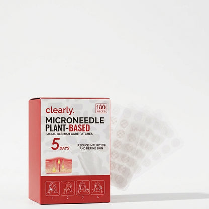clearly. microneedle blemish patches box with patch sheets